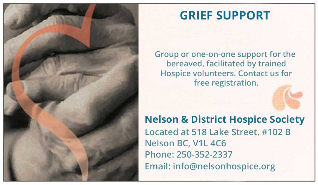 Nelson and District Grief Information Card 